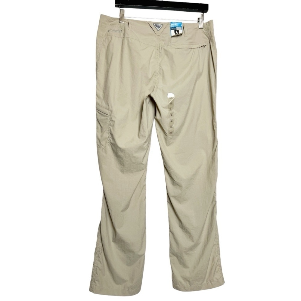 NWT Columbia PFG Aruba Roll Up Pants Color Fossil Size 12 - Picture 3 of 10